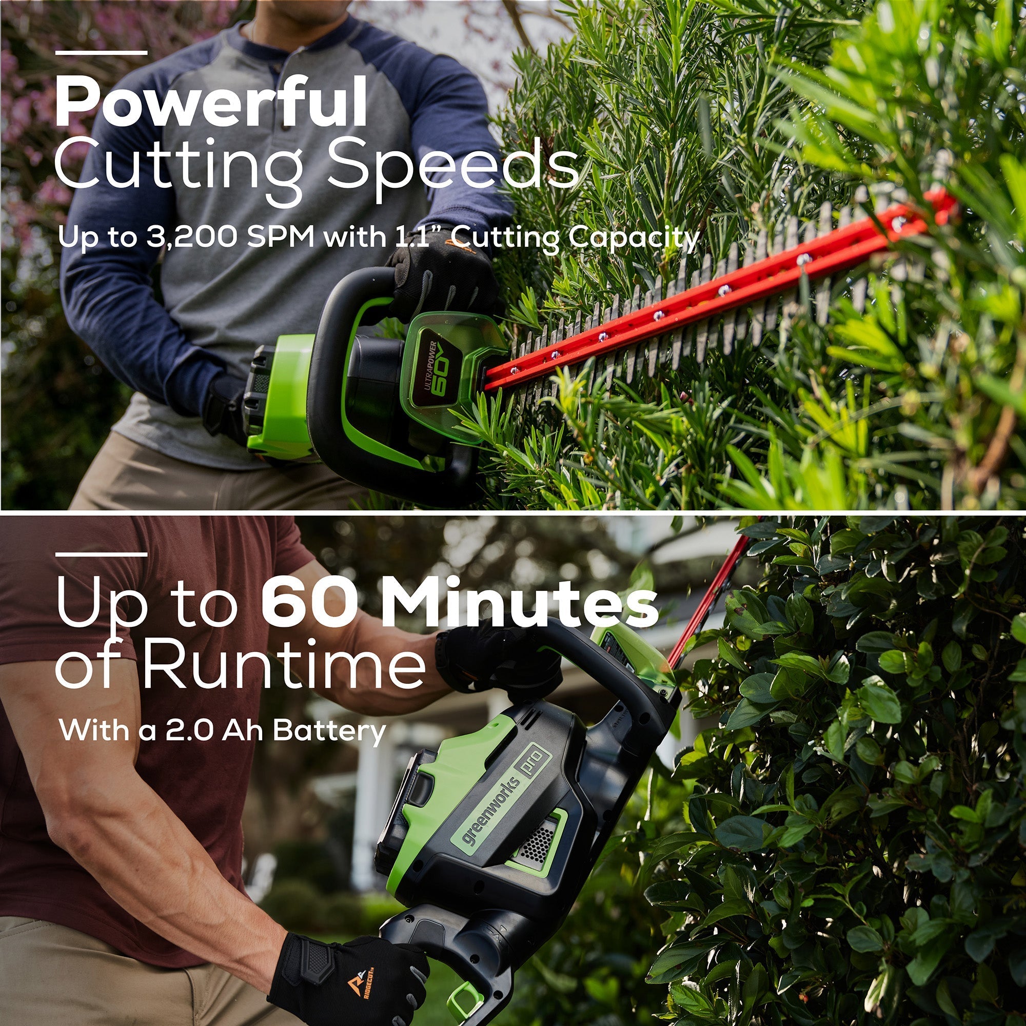 60V 25" Dual Blade Self-Propelled Mower 5-pc Combo Kit, (3) 4.0 Ah Batteries, (1) Single Port Chargers and (1) Dual-Port Charger