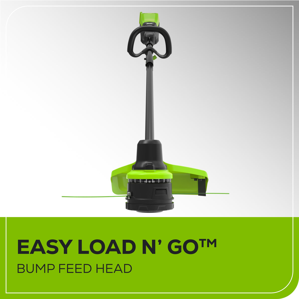60V 17" Cordless Battery Brushless String Trimmer: 2.5 Ah Battery and Charger