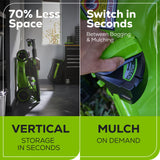 OPEN BOX 60V 22" Cordless Battery Self-Propelled Lawn Mower, 8.0 Ah Battery and 6A Charger, LM2206S