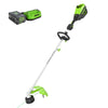 60V 16" Brushless Cordless Battery String Trimmer (Attachment Capable): (1) 4.0 Ah Battery, (1) 3A Charger, (1) Shoulder Strap