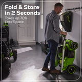 OPEN BOX 60V 21" Cordless Battery Dual Blade Self-Propelled Mower, (1) 8Ah battery and 6A Charger, LM2146S