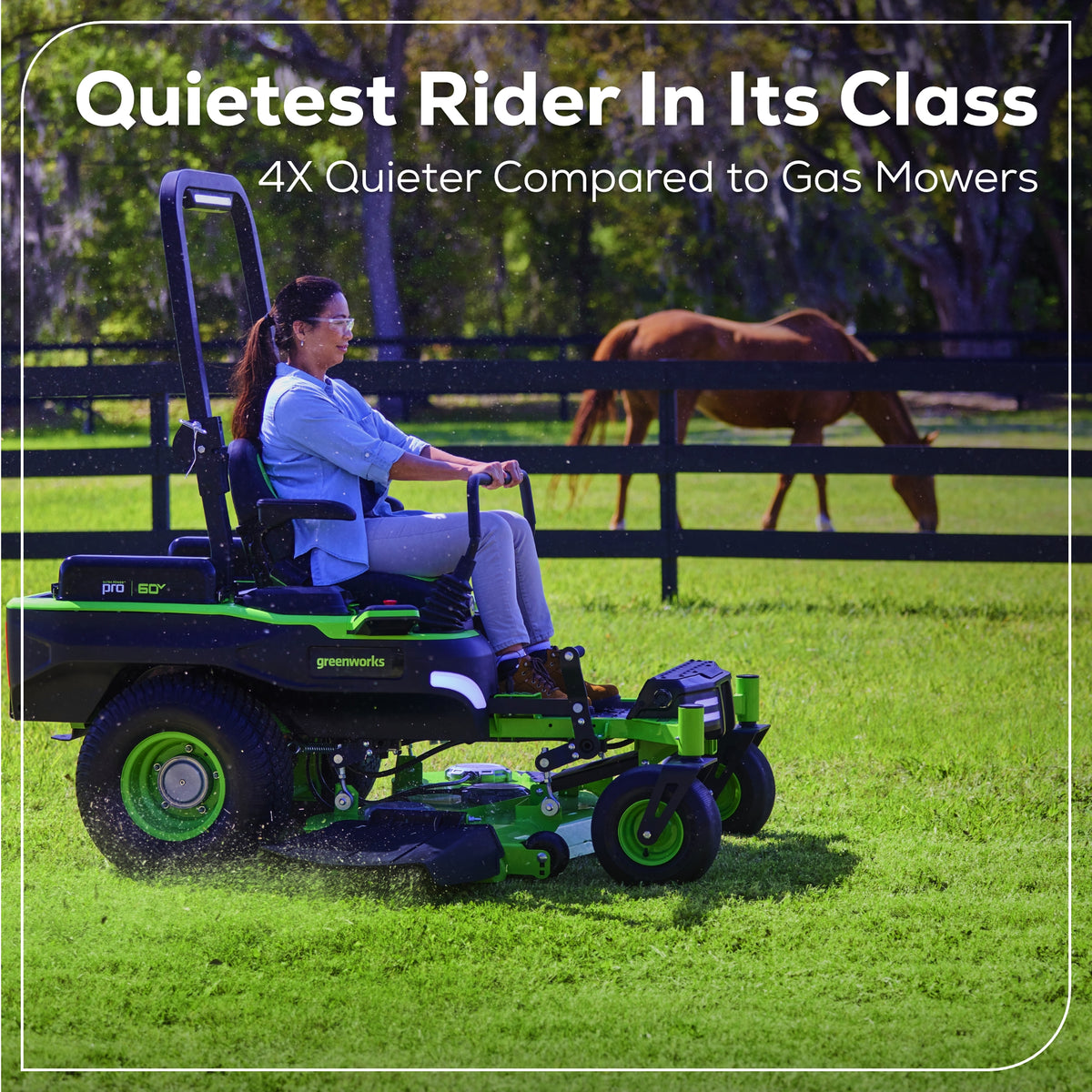 60V 54" MaximusZ Zero Turn Riding Mower: (2) 20.0 Ah (2) 8.0 Ah and (2) 4.0 Ah Batteries and 1.5kW Charger, MZ5461