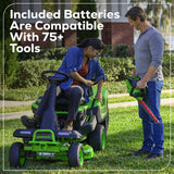 60V 30” CrossoverT Riding Lawn Tractor with (2) 8.0 Ah, (2) 4.0 Ah Batteries & 600-Watt Charger, CRT3061