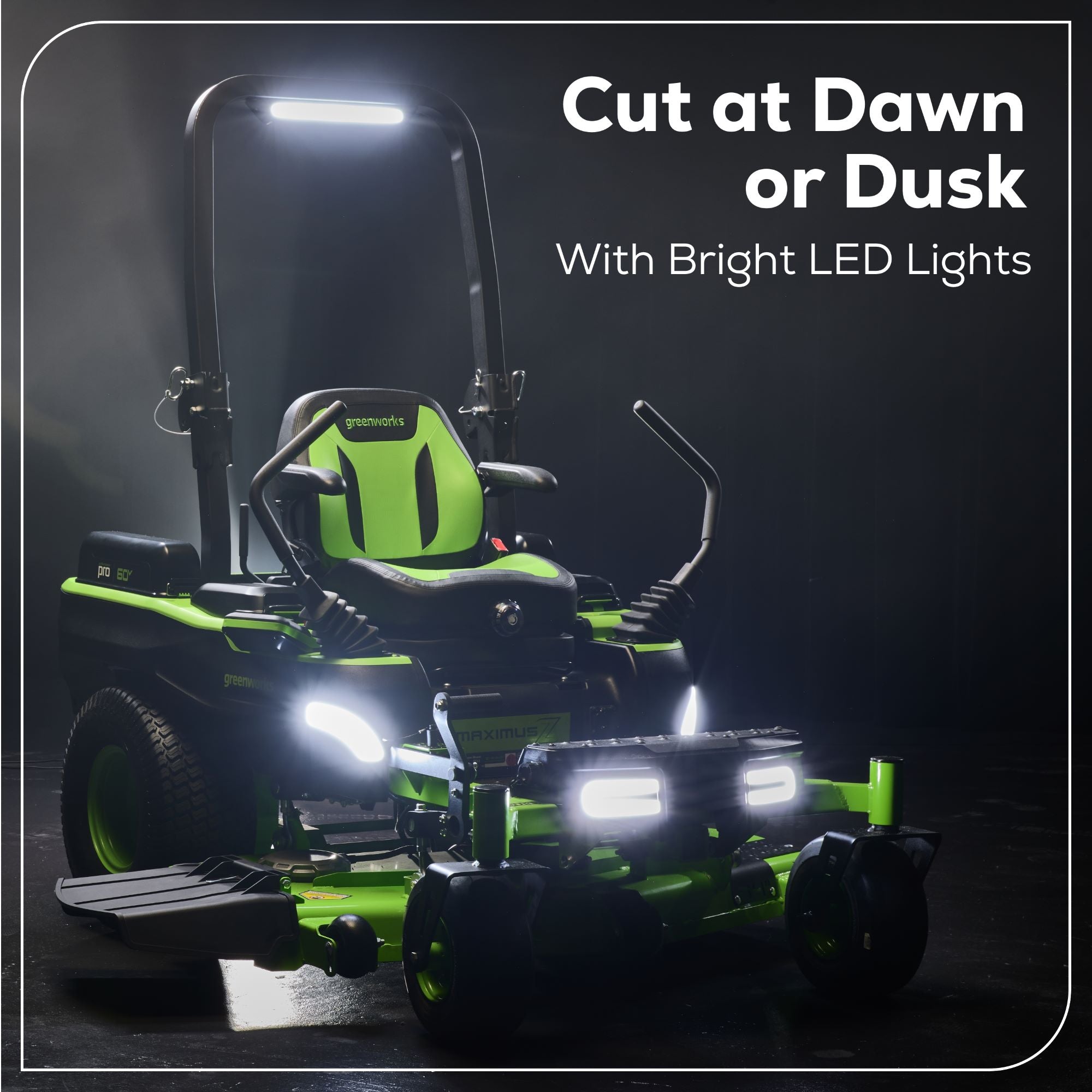 60V 60" MaximusZ Zero Turn: (2) 20.0 Ah, (4) 8.0 Ah Batteries and 1.5kW Charger, MZ6061