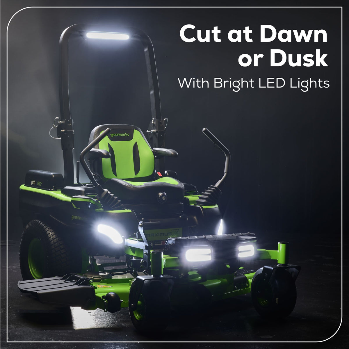 60V 60" MaximusZ Zero Turn: (2) 20.0 Ah, (4) 8.0 Ah Batteries and 1.5kW Charger, MZ6061