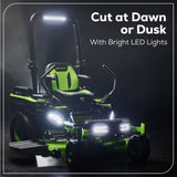 60V 60" MaximusZ Zero Turn: (2) 20.0 Ah, (4) 8.0 Ah Batteries and 1.5kW Charger, MZ6061