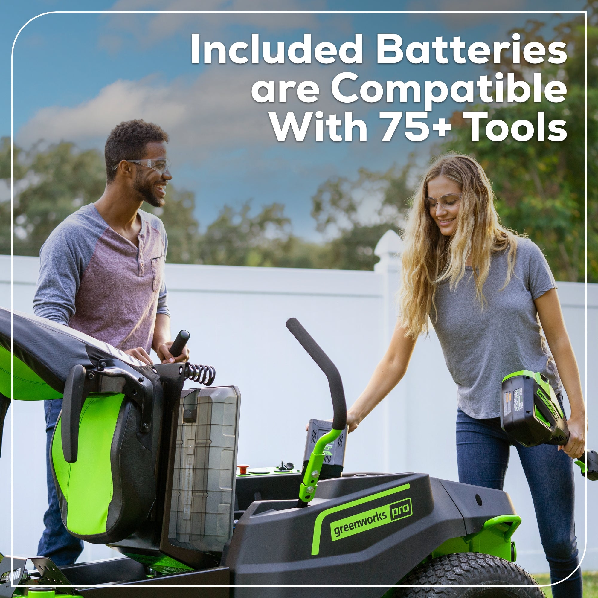 60V 42" Electric CrossoverZ Zero Turn Mower with (4) 8 Ah Batteries and (2) Dual-Port Turbo Chargers, CRZ4262
