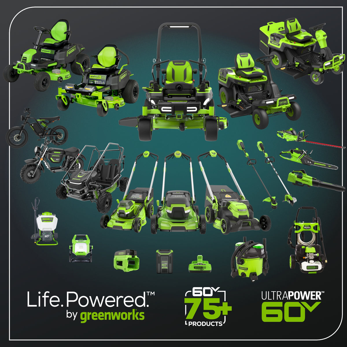 60V 42" Electric CrossoverZ Zero Turn Mower with (4) 8 Ah Batteries and (2) Dual-Port Turbo Chargers, CRZ4262