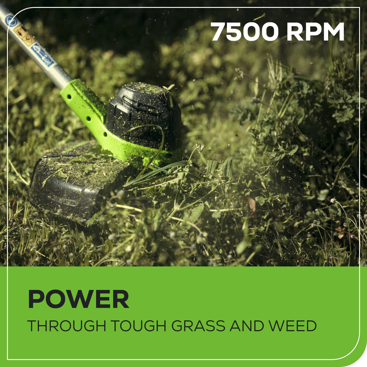 40V 12" Cordless Battery String Trimmer w/ 2.0 Ah Battery & Charger