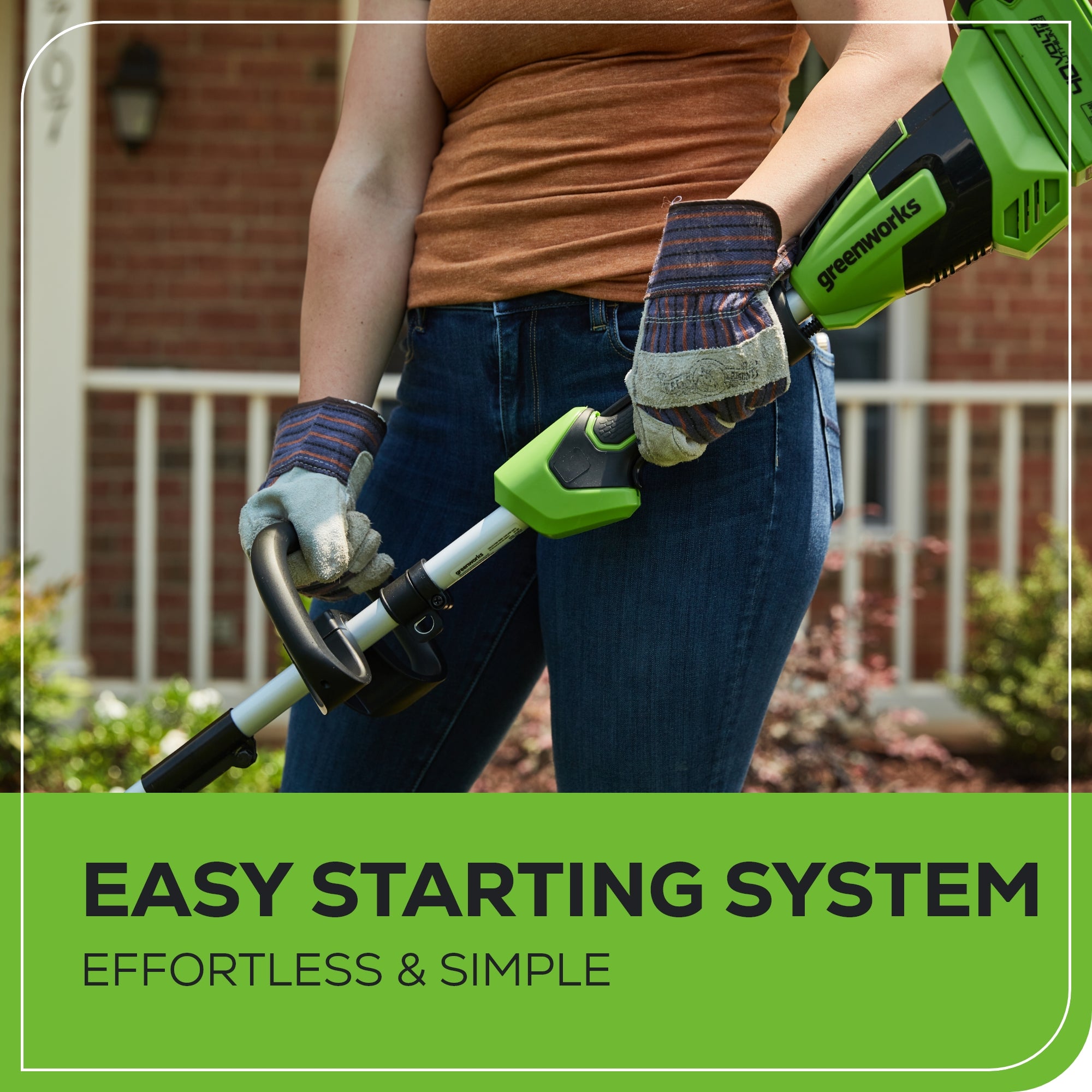 40V 15" Gen 2 Cordless String Trimmer: (1) 2.0 Ah Battery, (1) 2A Charger
