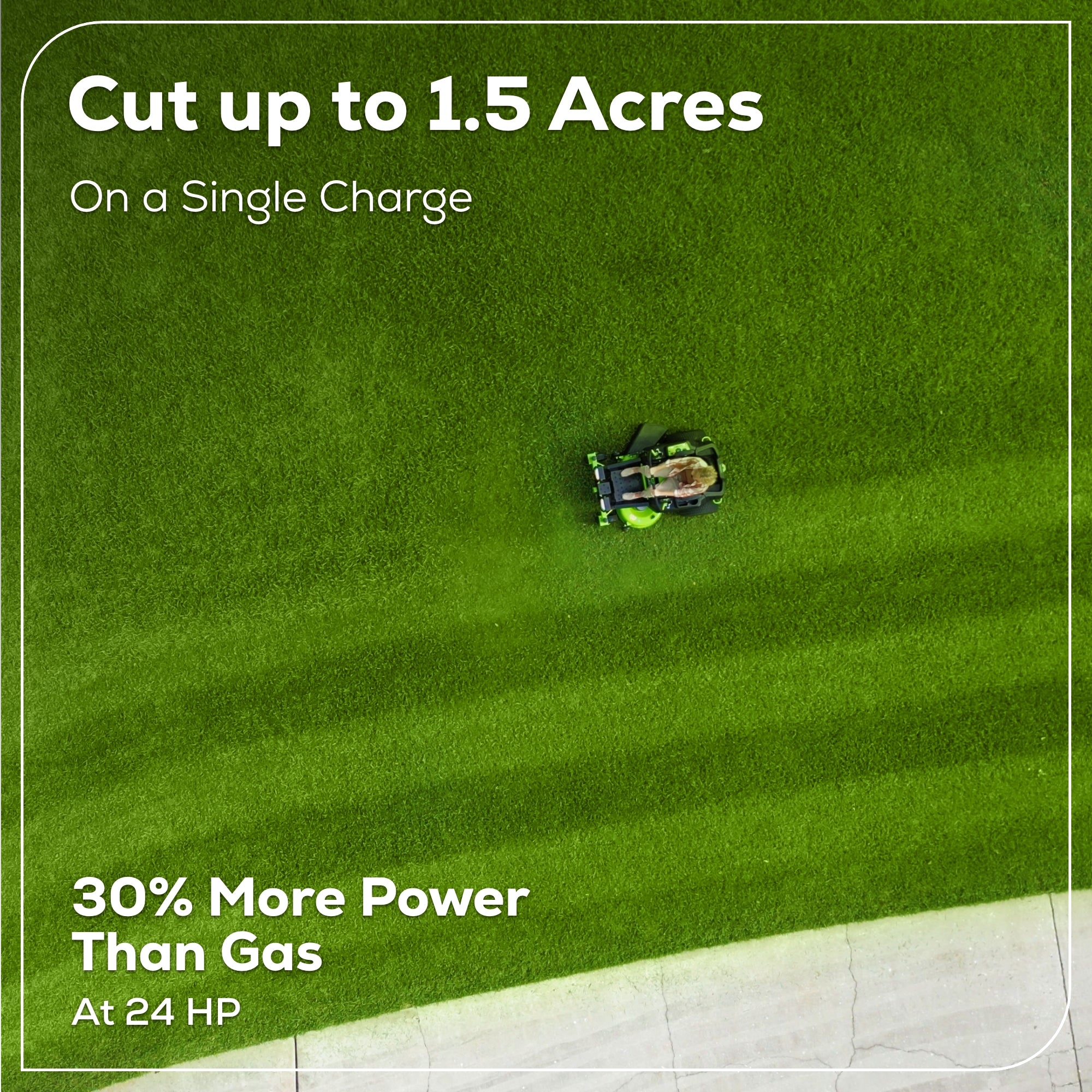 60V 42" Electric CrossoverZ Zero Turn Mower with (4) 8 Ah Batteries and (2) Dual-Port Turbo Chargers, CRZ4262