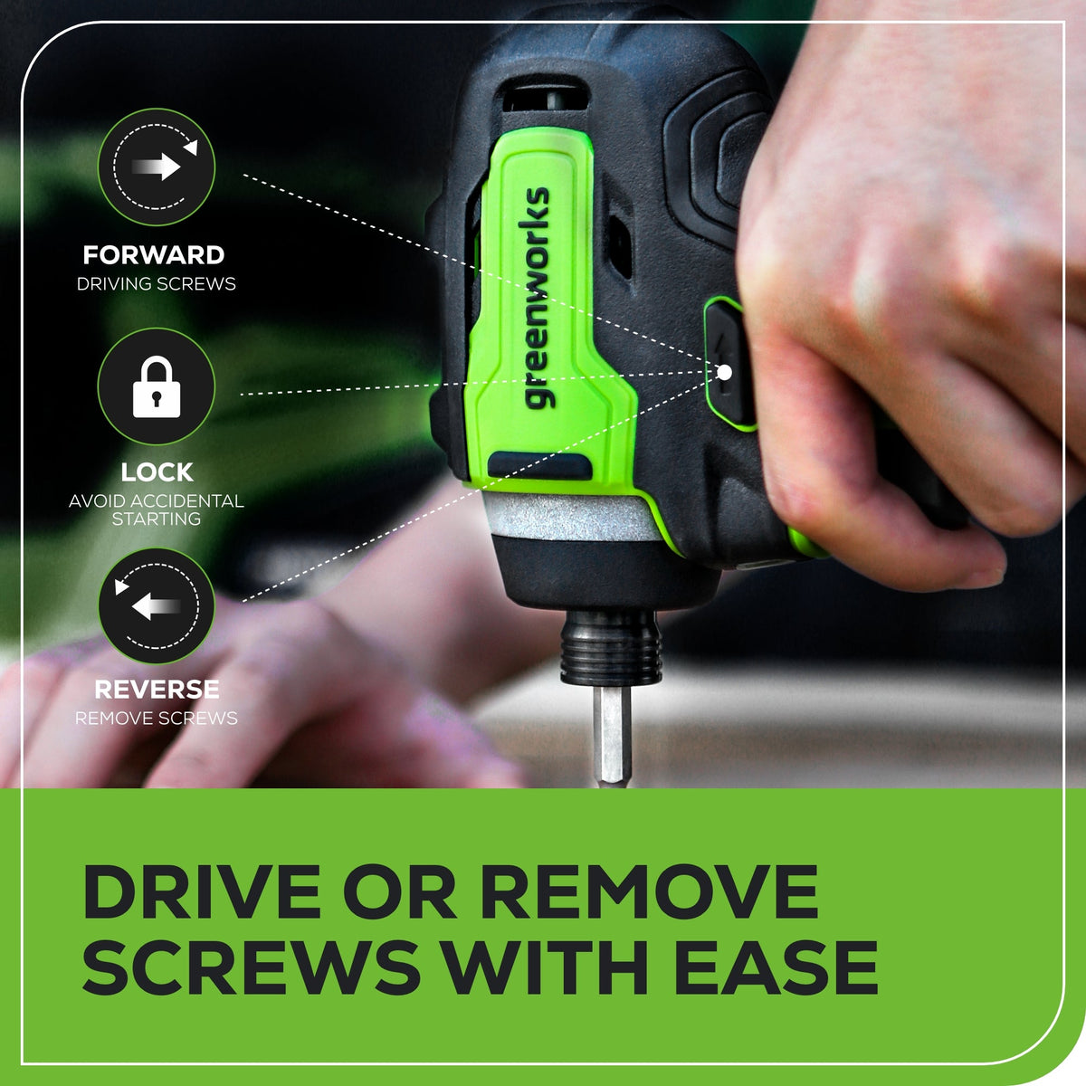 24V 1/4" 1950 in/lbs Brushless Impact Driver Kit (8-piece Bit Set and Tool Bag Included): (2) 2Ah Batteries and Charger