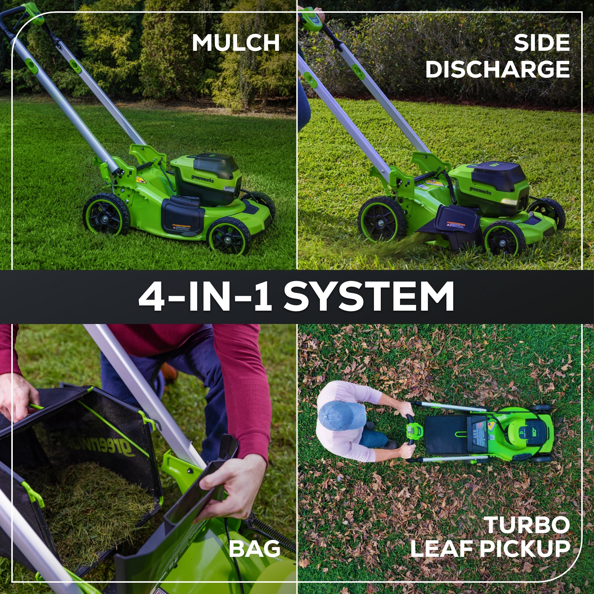 OPEN BOX 60V 21" Cordless Battery Dual Blade Self-Propelled Mower, (1) 8Ah battery and 6A Charger, LM2146S