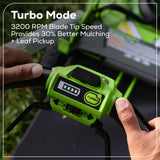 OPEN BOX 60V 21" Cordless Battery Dual Blade Self-Propelled Mower, (1) 8Ah battery and 6A Charger, LM2146S