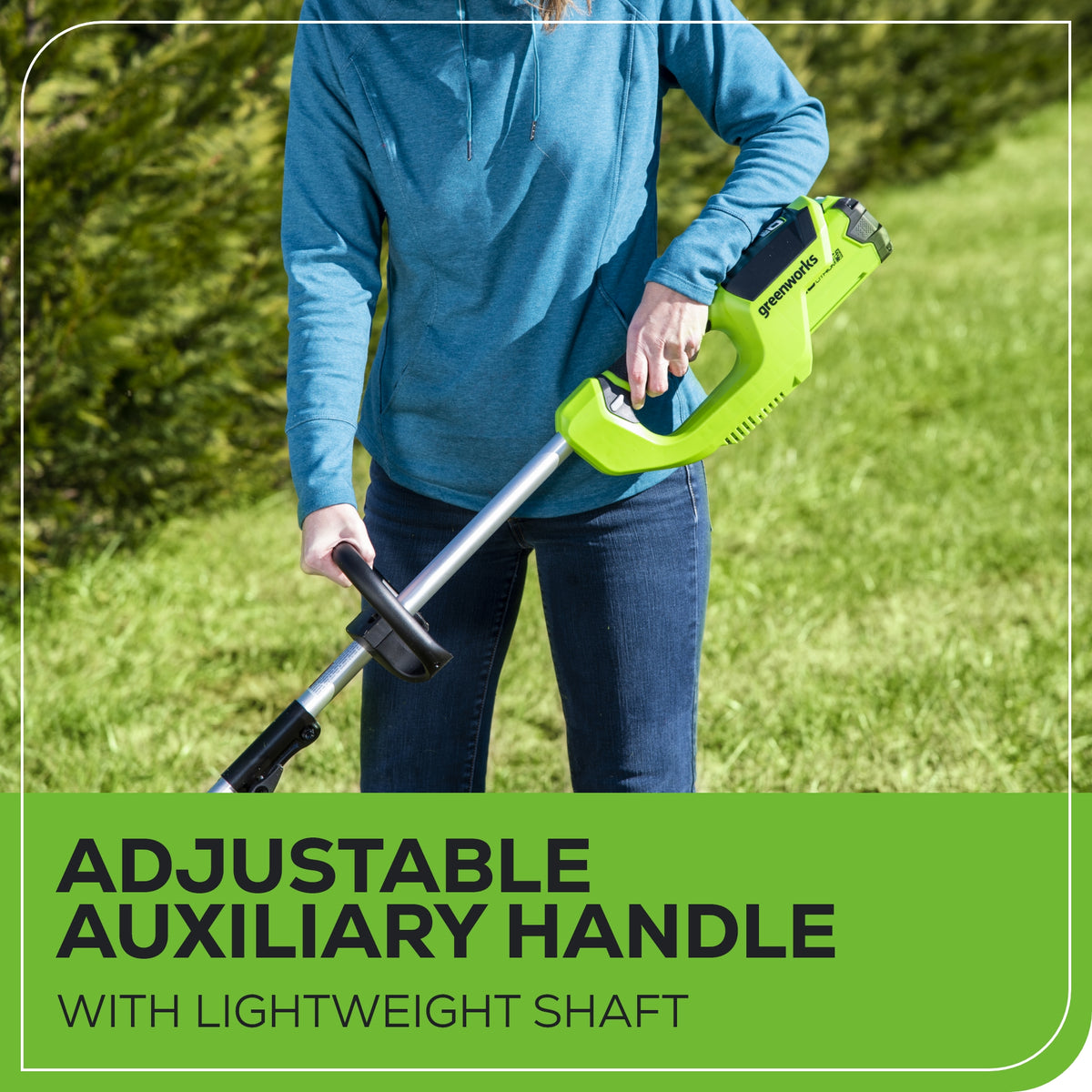 40V 15" Cordless Battery String Trimmer/Blower Combo Kit: 2.5 Ah Battery and Charger