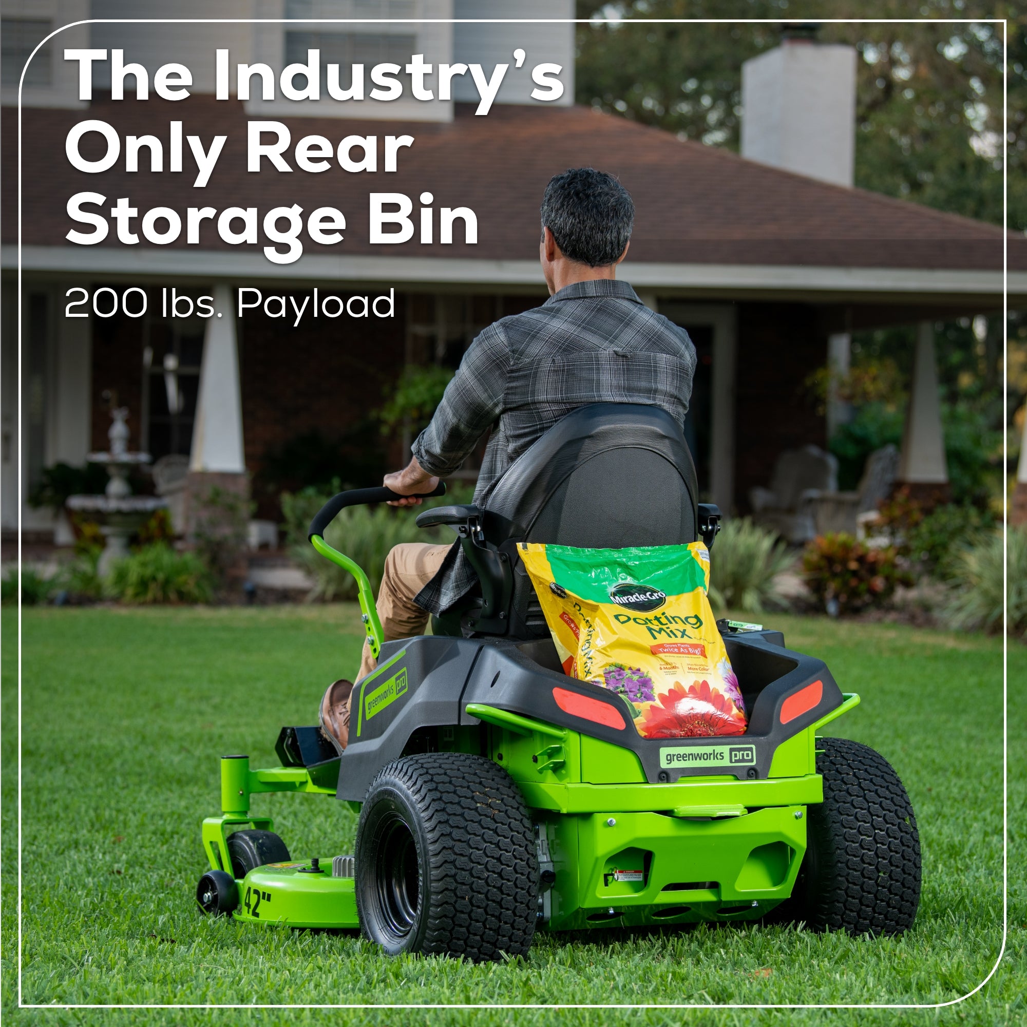 RENEWED 60V 42" Electric CrossoverZ Zero Turn Mower with (6) 8 Ah Batteries and (3) Dual-Port Turbo Chargers, CRZ4261