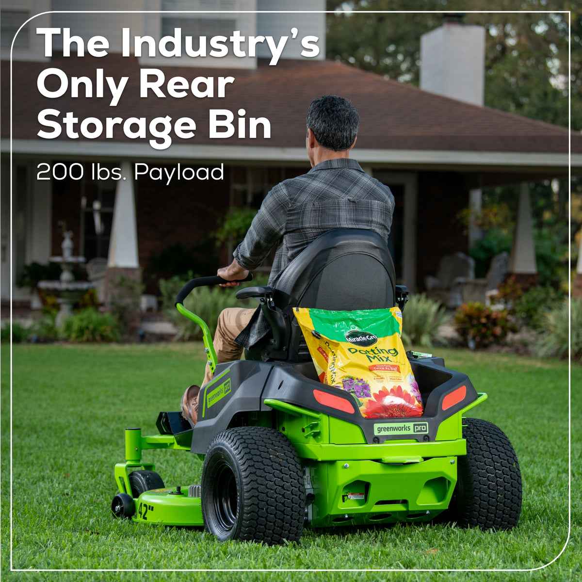 60V 42" Electric CrossoverZ Zero Turn Mower with (4) 8 Ah Batteries and (2) Dual-Port Turbo Chargers, CRZ4262