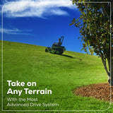 60V 54" MaximusZ Zero Turn Riding Mower: (2) 20.0 Ah (2) 8.0 Ah and (2) 4.0 Ah Batteries and 1.5kW Charger, MZ5461