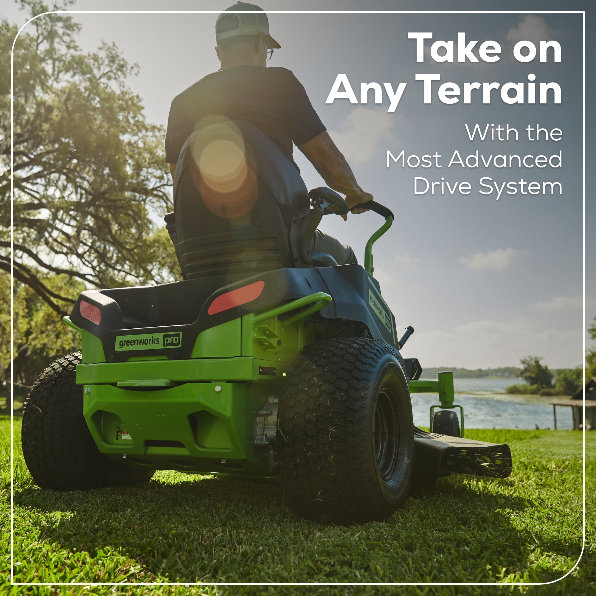 RENEWED 60V 42" Electric CrossoverZ Zero Turn Mower with (6) 8 Ah Batteries and (3) Dual-Port Turbo Chargers, CRZ4261