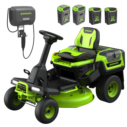 60V 30” CrossoverT Riding Lawn Tractor with (2) 8.0 Ah, (2) 4.0 Ah Batteries & 600-Watt Charger, CRT3061