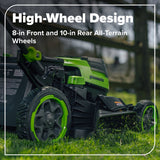 80V 21" Cordless Battery 4-in-1 Self-Propelled Mower: (1) 4.0Ah,(1) 2.0Ah Batteries & 2A Charger, LM2108S