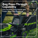 80V 21" Cordless Battery 4-in-1 Self-Propelled Mower: (1) 4.0Ah,(1) 2.0Ah Batteries & 2A Charger, LM2108S