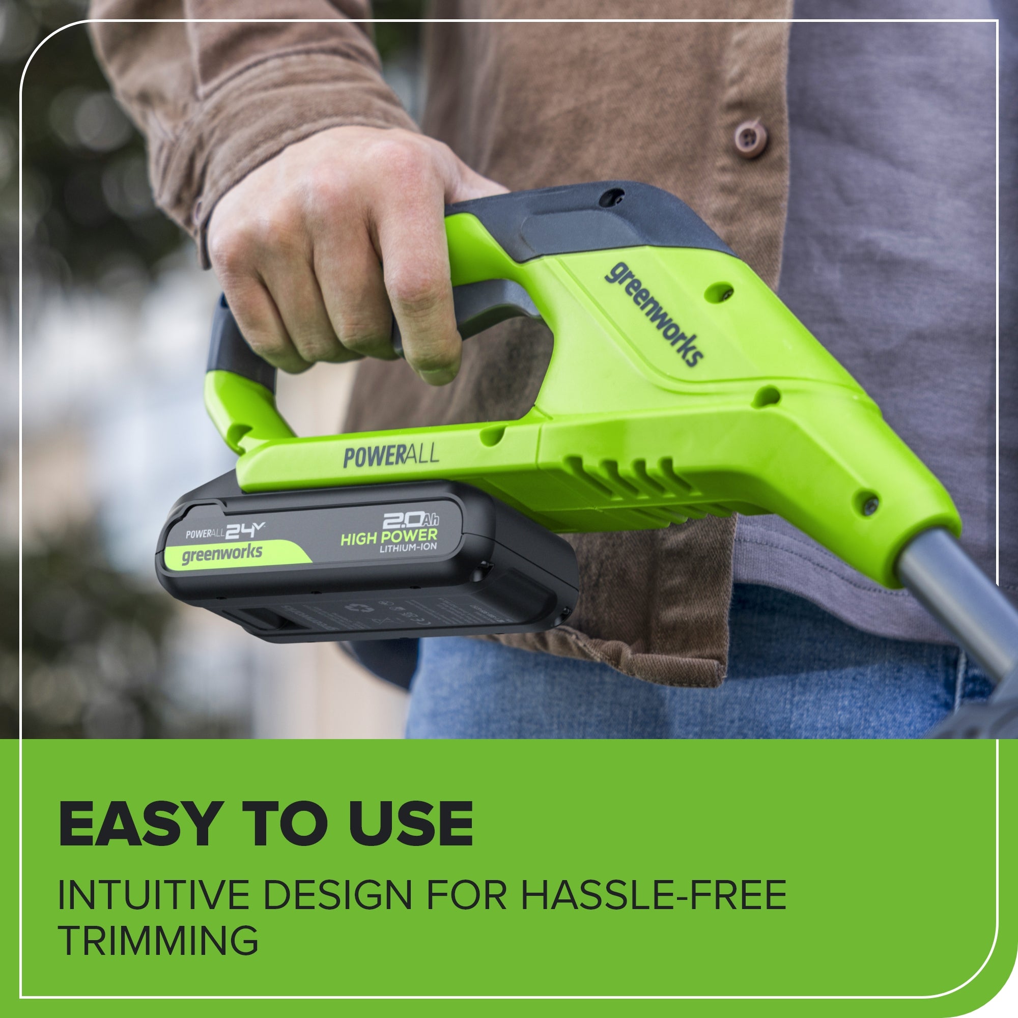 24V 10" Cordless String Trimmer (Tool Only): (20) Blades