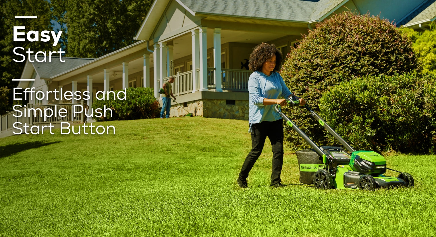 RENEWED 80V 21" Cordless Battery 4-in-1 Self-Propelled Lawn Mower: (1) 4.0 Ah, (1) 2.0 Ah Battery and Rapid Charger, LM2118S