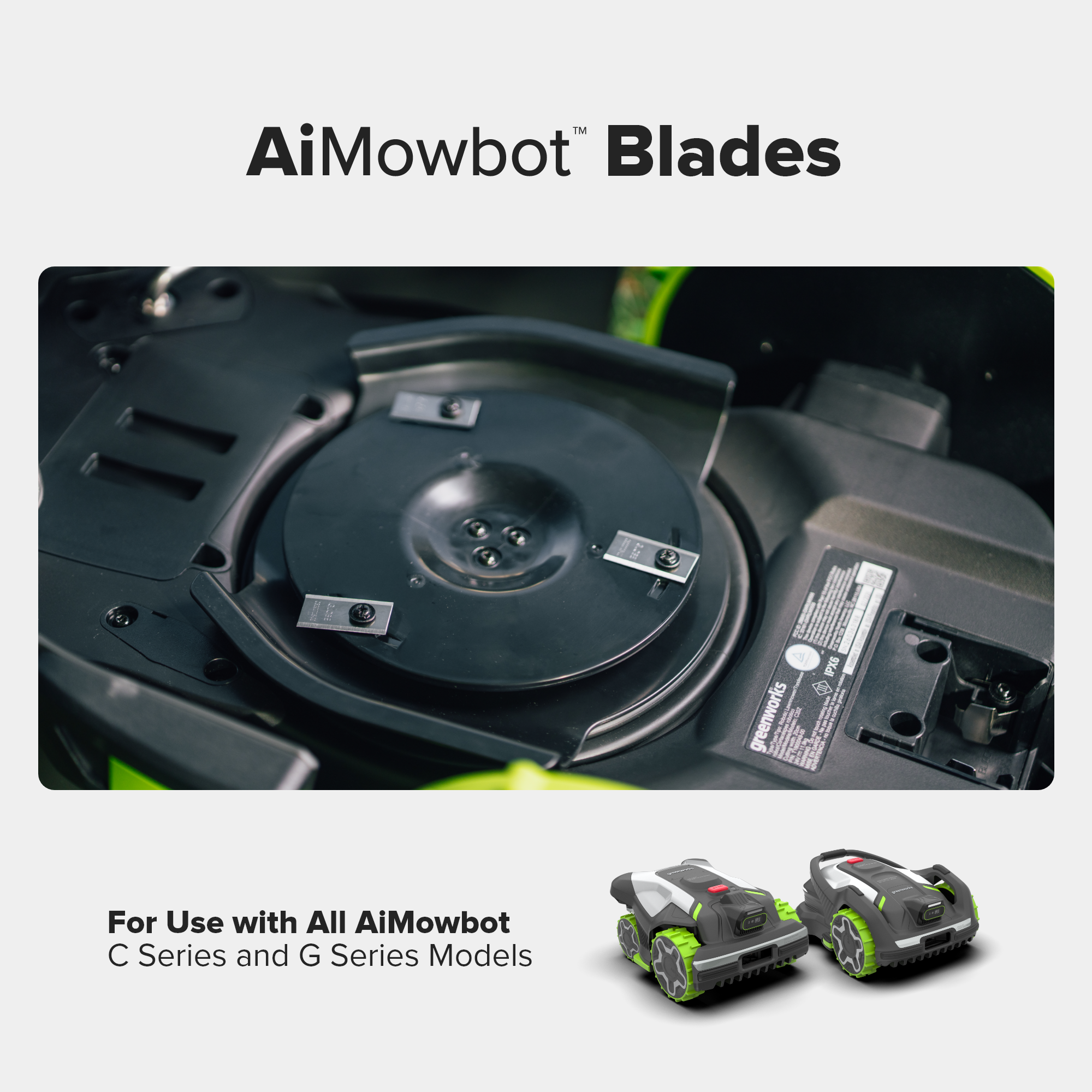 AiMowbot™ Replacement Blades (90-Pack)
