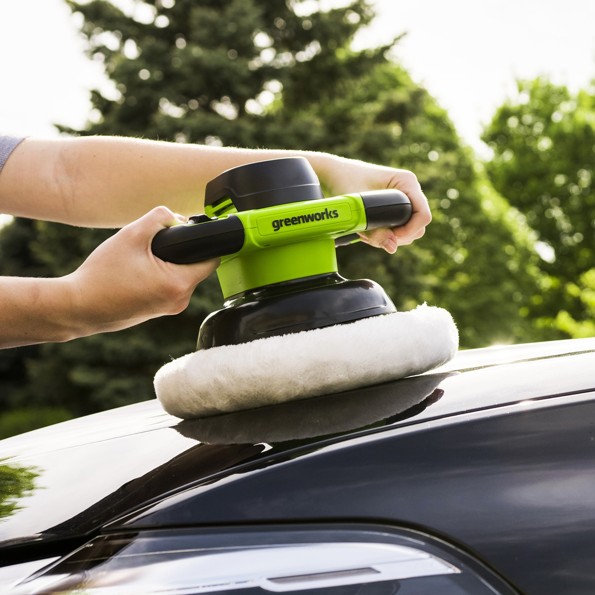 24V 10" Cordless Battery Buffer and Polisher (Tool Only)