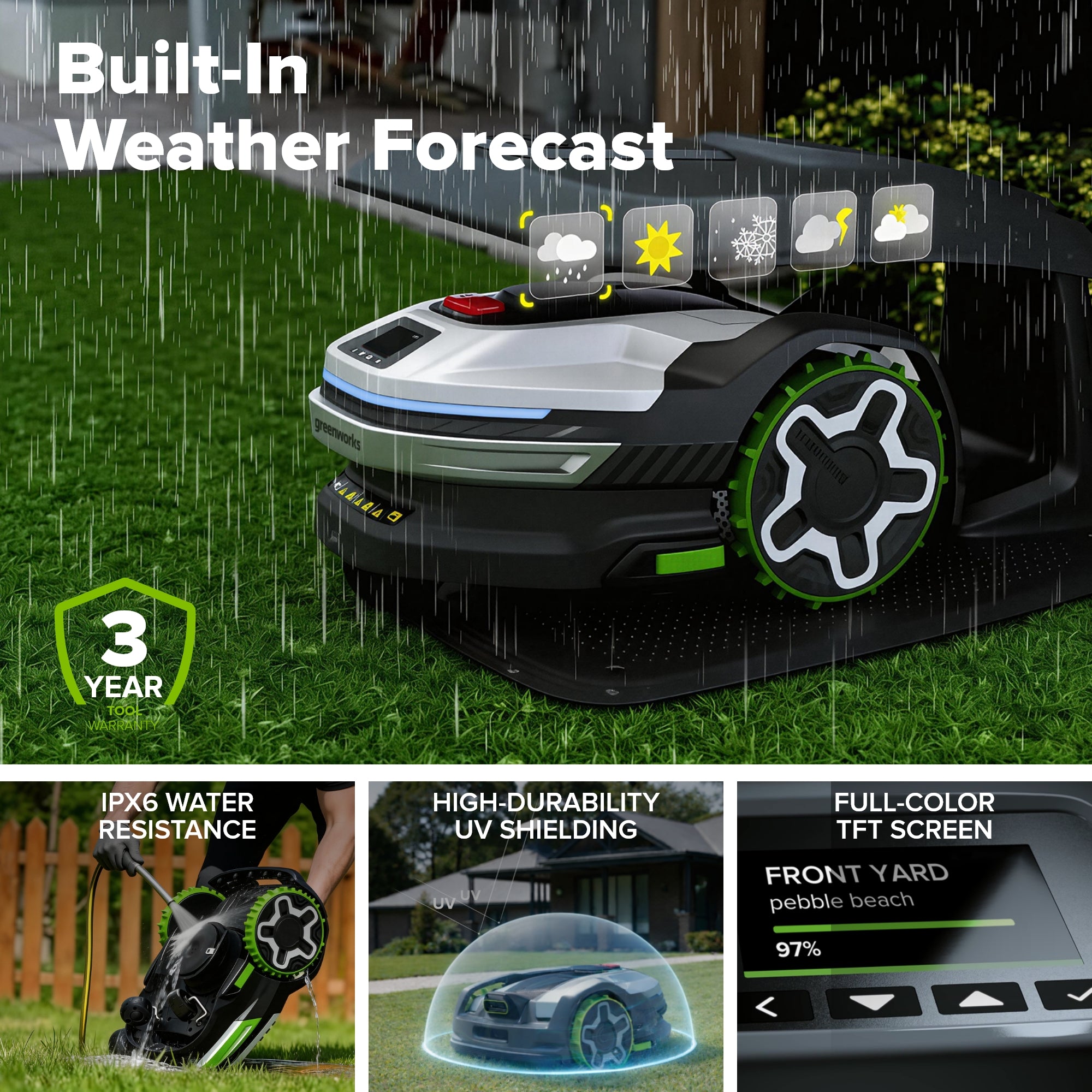 AiMowbot Wire-Free RTKVision Robotic Mower C30Z | 3/4 Acre