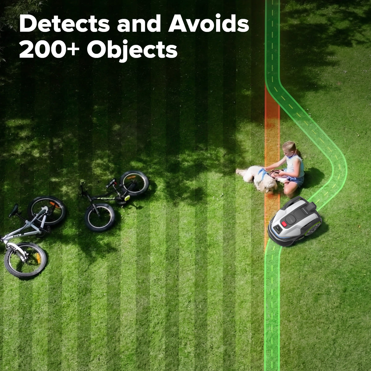 AiMowbot Wire-Free RTKVision Robotic Mower C30Z | 3/4 Acre