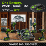 24V PowerAll Pro 200W Ultra Fast Battery Charger with Indicator Lights