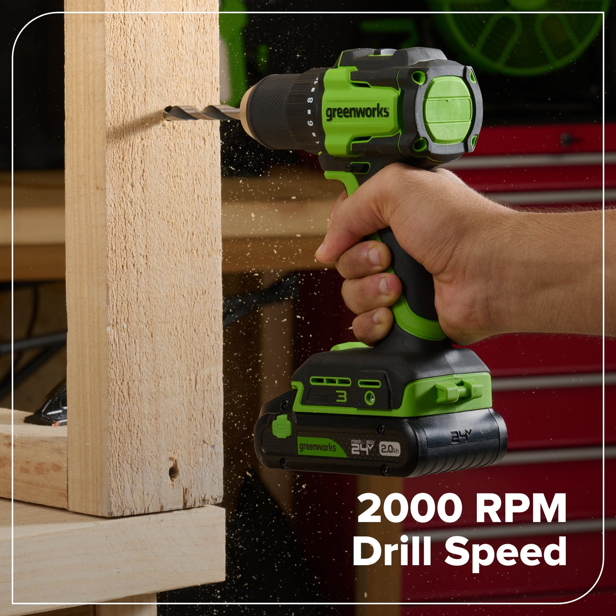 24V Cordless Battery 400 in-lbs Drill / Driver and 1950 in-lbs Impact Driver, Two(2) 2.0 Ah USB-C Batteries and 65W USB-C Fast Charger