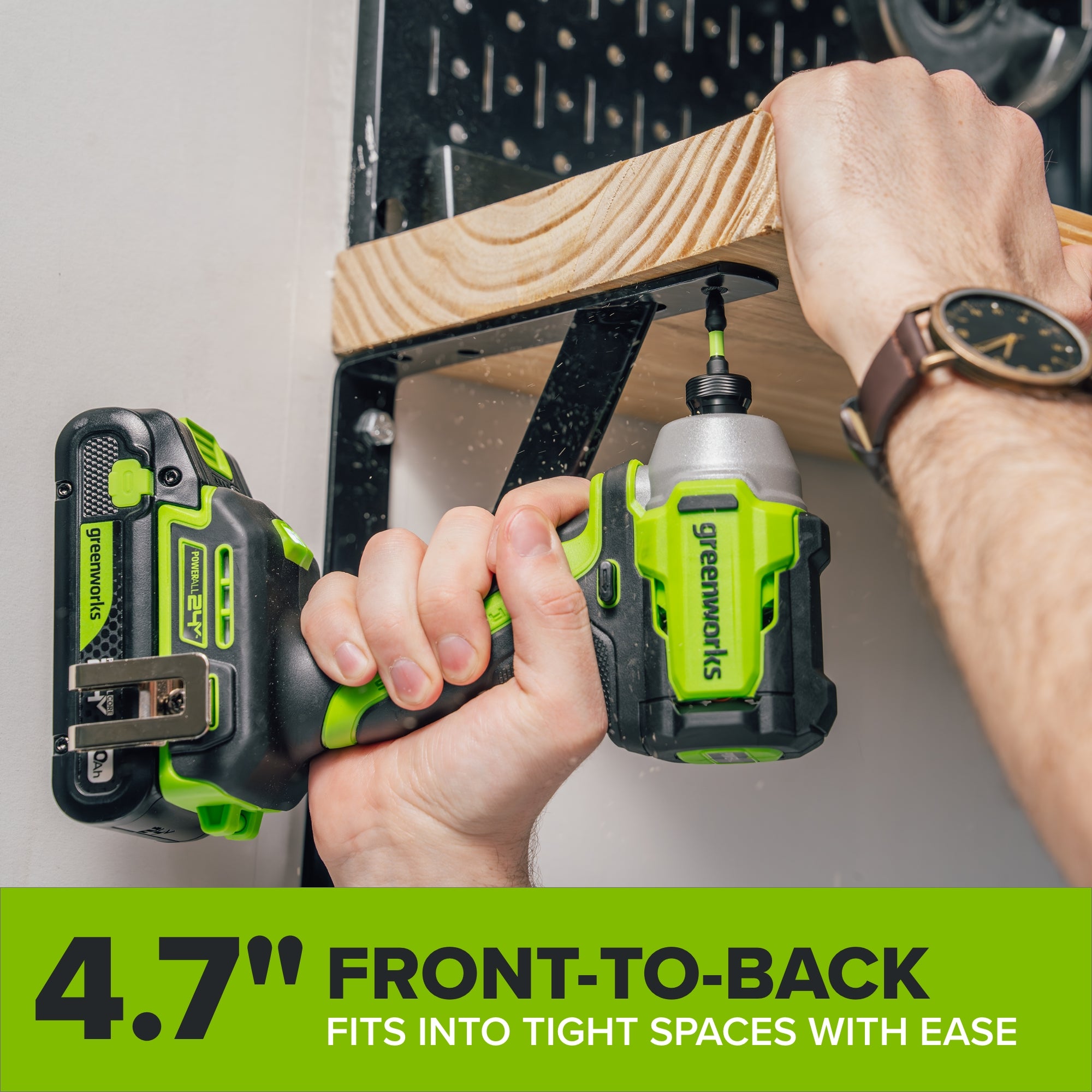 24V Cordless 280 in-lbs Drill/Driver Power Tool 4PC Combo Kit: (2) 2.0 Ah USB-C Batteries, 30W USB-C Charger Block, and 3' 100W USB-C Cable