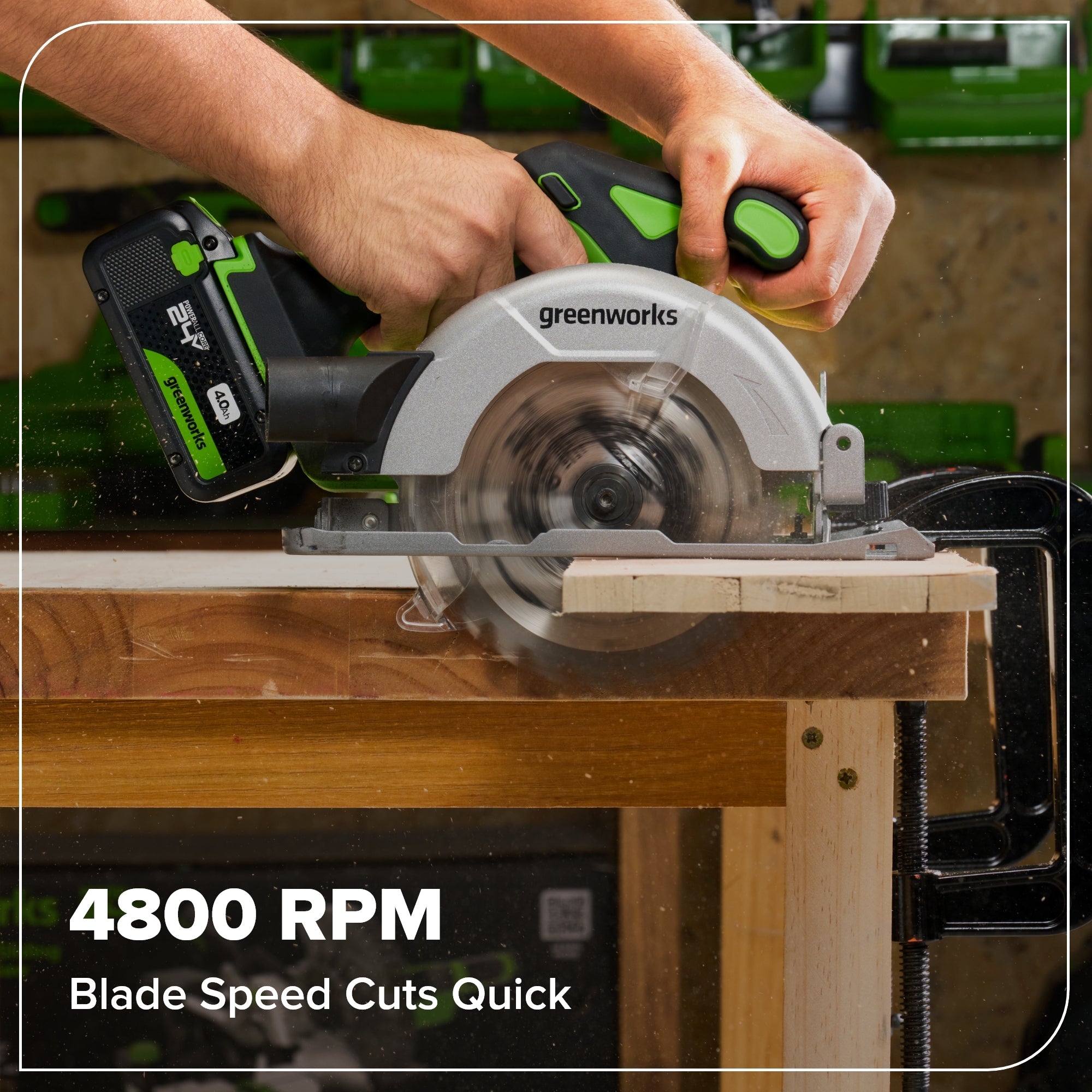 24V Cordless 400 in-lbs Drill/Driver Power Tool 6PC Combo Kit w/ (1) 4.0Ah & (1) 2.0Ah USB-C Batteries and Charger