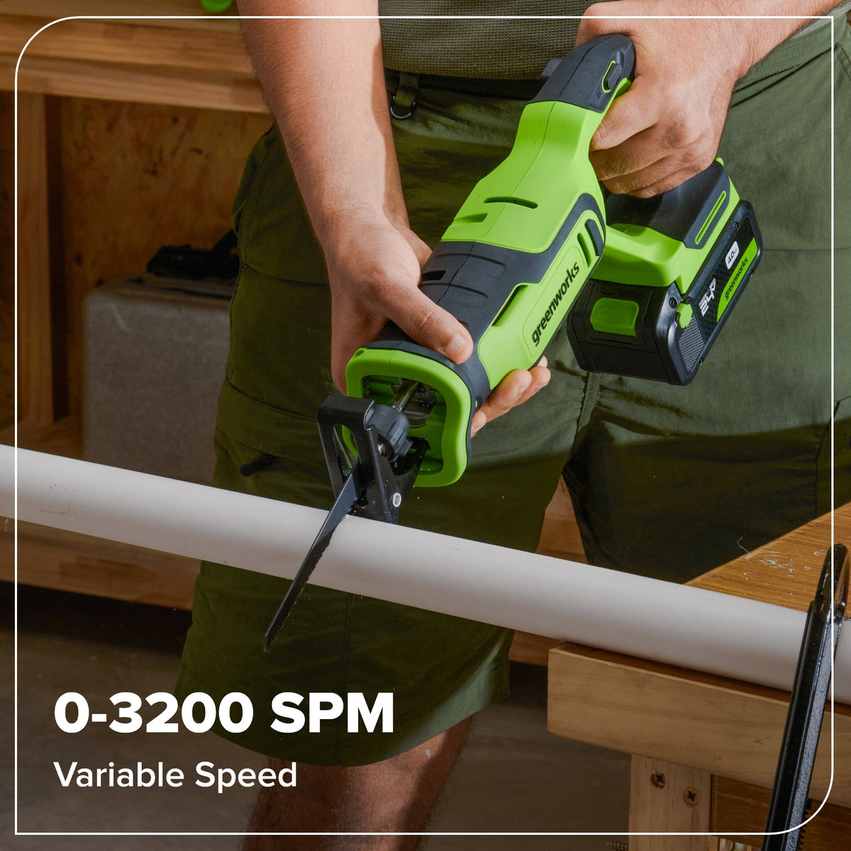 24V Cordless 400 in-lbs Drill/Driver Power Tool 6PC Combo Kit w/ (1) 4.0Ah & (1) 2.0Ah USB-C Batteries and Charger