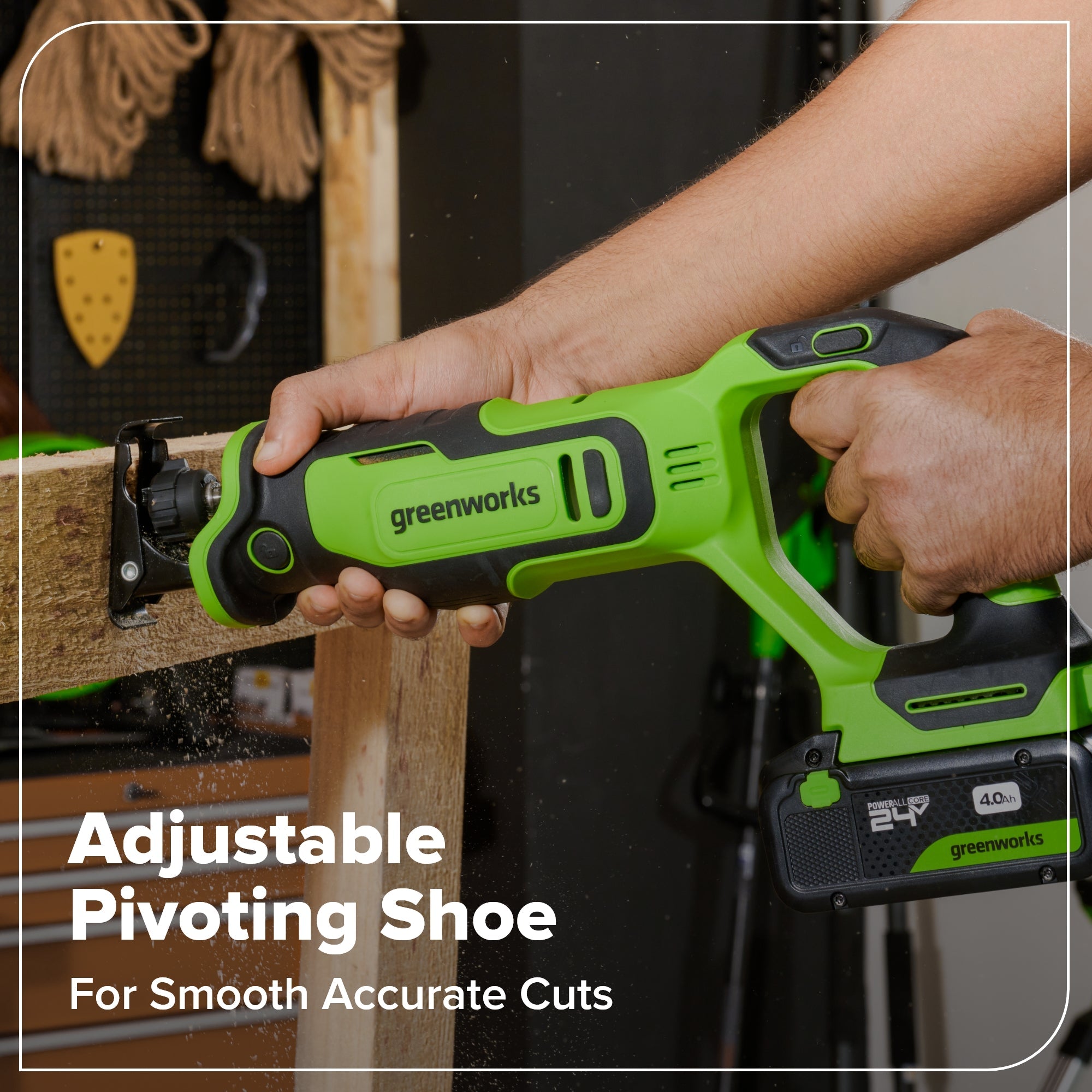 24V Cordless 400 in-lbs Drill/Driver Power Tool 6PC Combo Kit w/ (1) 4.0Ah & (1) 2.0Ah USB-C Batteries and Charger