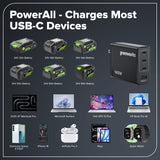 24V Cordless 400 in-lbs Drill/Driver Power Tool 6PC Combo Kit w/ (1) 4.0Ah & (1) 2.0Ah USB-C Batteries and Charger