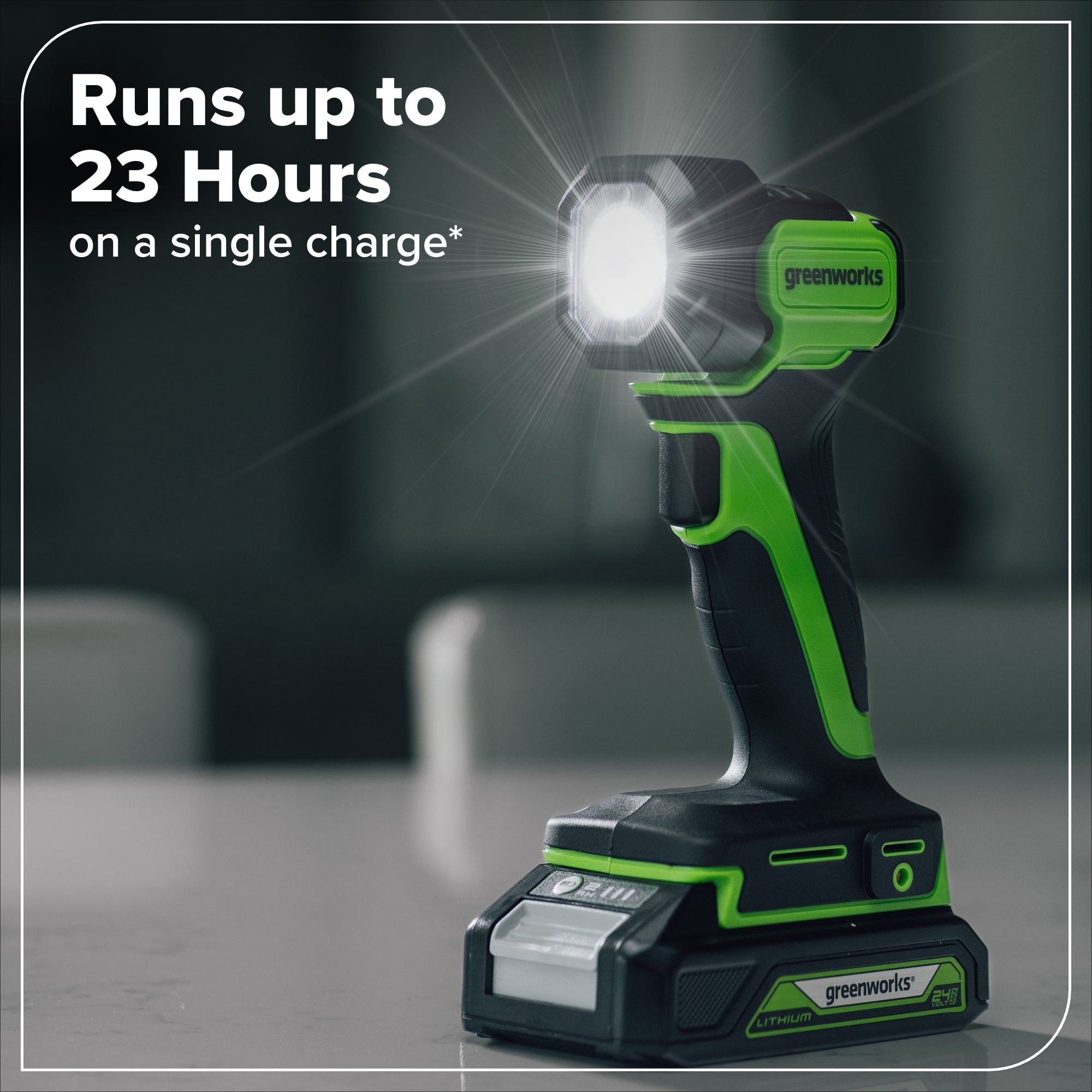 24V Brushless Power Tool 6PC Combo Kit: (2) 2.0 Ah USB-C Batteries and 30W Charger