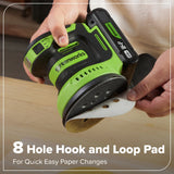 24V Cordless 400 in-lbs Drill/Driver Power Tool 8PC Combo Kit w/ (2) 4.0 Ah and (1) 2.0 Ah USB-C Batteries and Charger