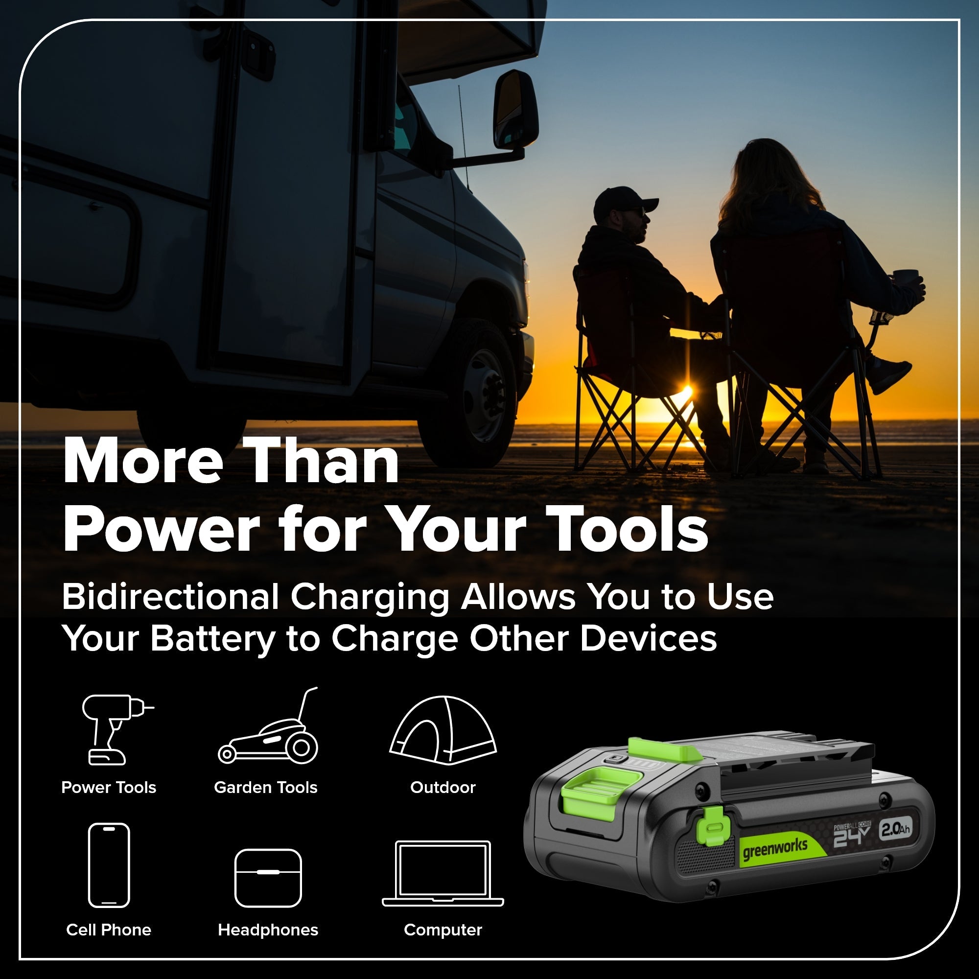 24V Cordless 400 in-lbs Drill/Driver Power Tool 8PC Combo Kit w/ (2) 4.0 Ah and (1) 2.0 Ah USB-C Batteries and Charger