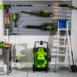 80V 17" Cordless Battery String Trimmer and 730 CFM Leaf Blower Combo Kit: 3.0Ah Battery and Charger