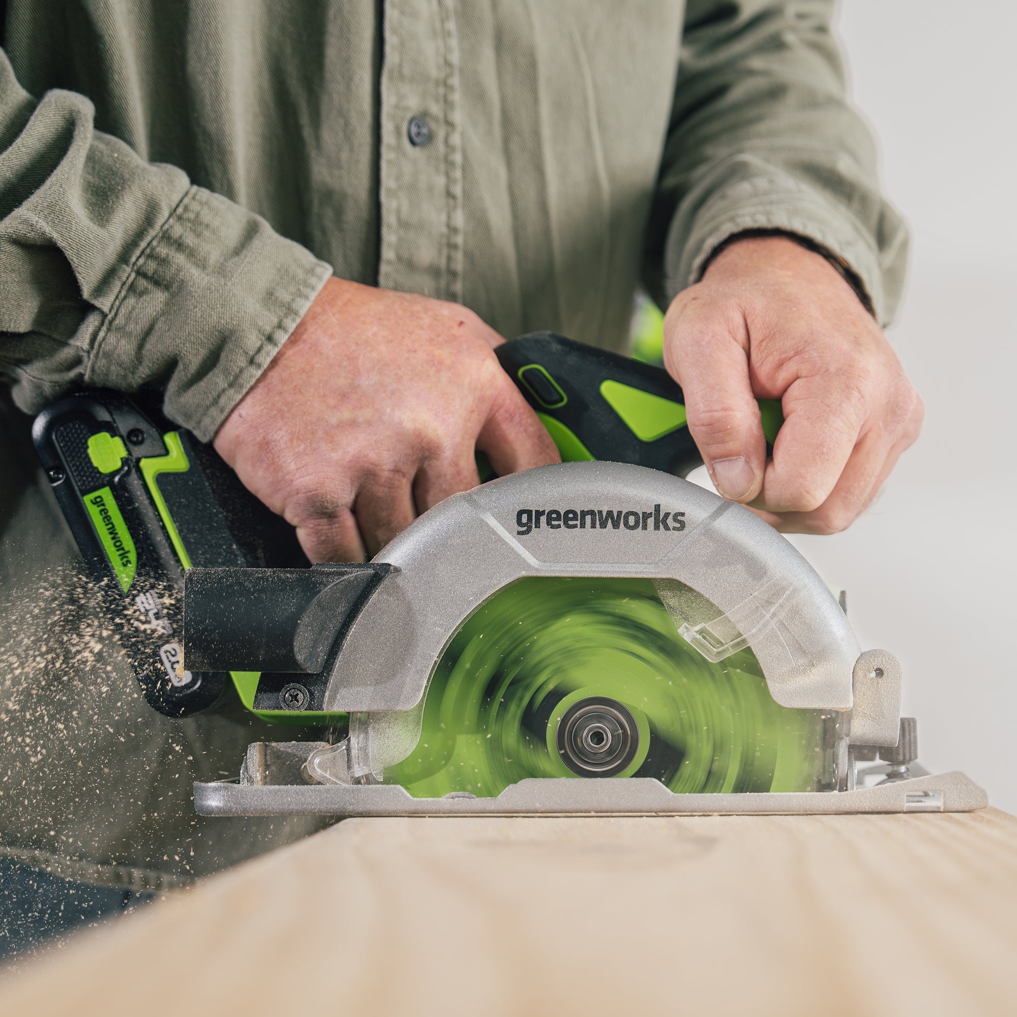 24V Cordless 280 in-lbs Drill/Driver Power Tool 3PC Combo Kit w/ 6-1/2" Circular Saw & Compact Router: (1) 2.0Ah USB-C Battery, (1) 30W USB-C Charger, (1) 3' 100W USB-C Cable