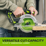 24V Cordless 280 in-lbs Drill/Driver Power Tool 3PC Combo Kit w/ 6-1/2" Circular Saw & Compact Router: (1) 2.0Ah USB-C Battery, (1) 30W USB-C Charger, (1) 3' 100W USB-C Cable