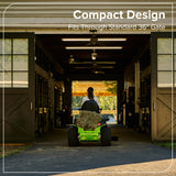 82V 42" CrossoverT Riding Lawn Tractor: (4) 82V 6.0 Ah Batteries and (1) 600W Turbo Wall Charger, CRT4282