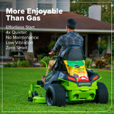 80V 42" Cordless Battery CrossoverZ Zero Turn Lawn Mower, (6) 6Ah Batteries and 600W Wall Charger, CRZ4282