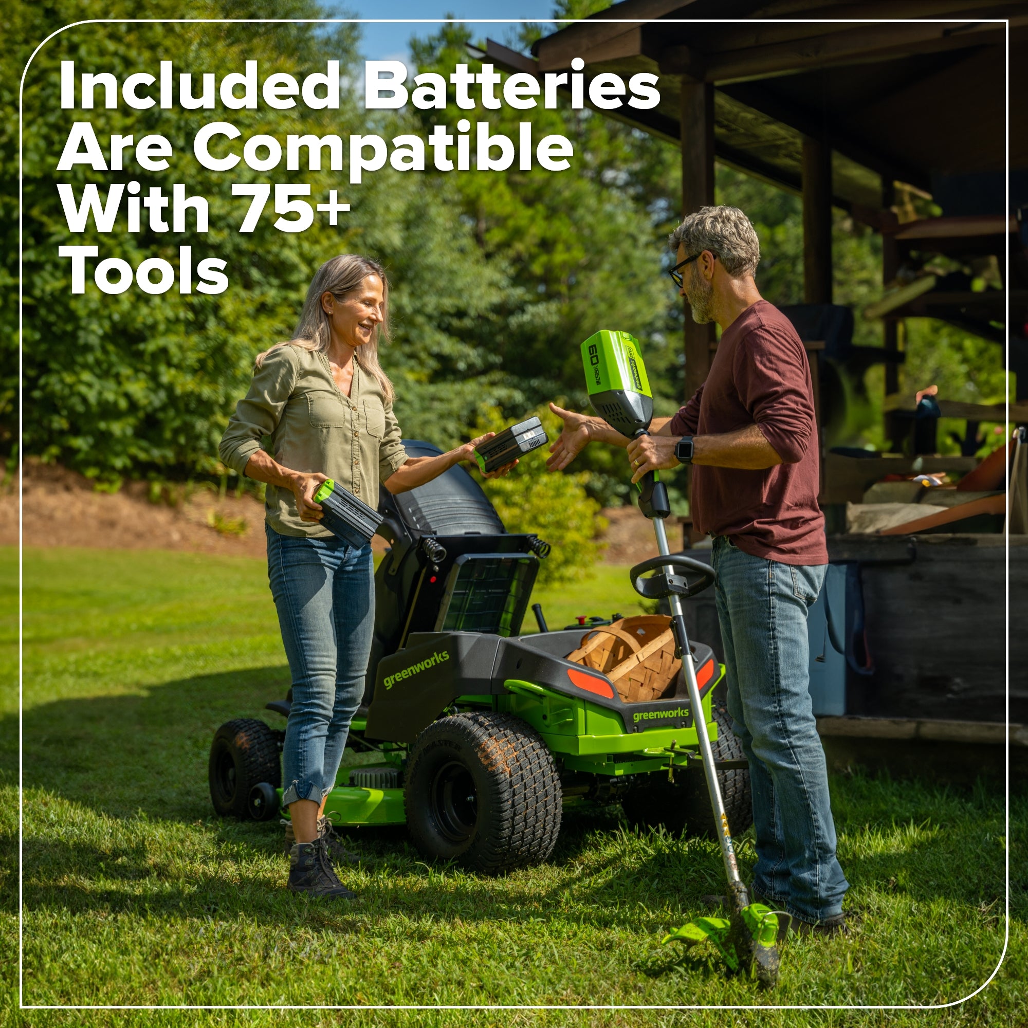 80V 42" Cordless Battery CrossoverZ Zero Turn Lawn Mower, (6) 6Ah Batteries and 600W Wall Charger, CRZ4282