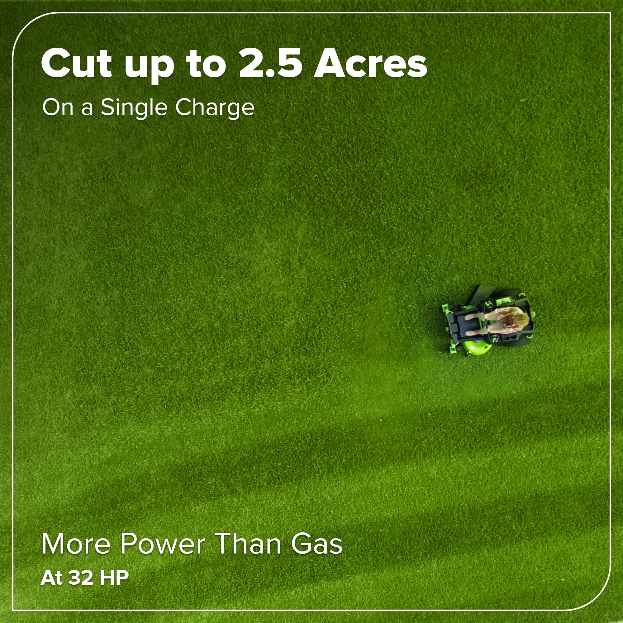 80V 42" Cordless Battery CrossoverZ Zero Turn Lawn Mower, (6) 6Ah Batteries and 600W Wall Charger, CRZ4282