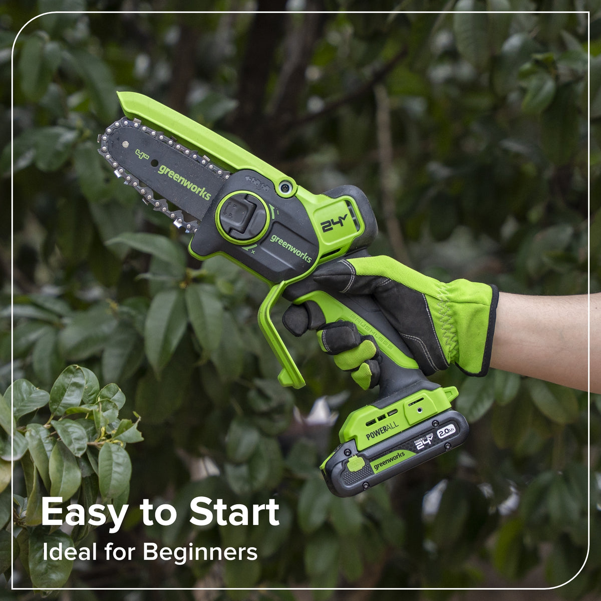 24V 4” Cordless Battery Brushless Pruner Saw (Tool Only)